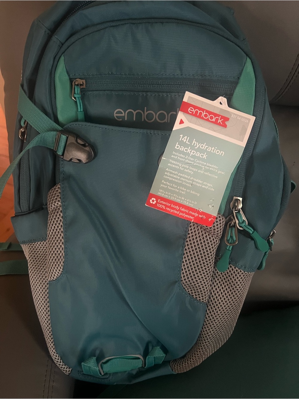 Embark 14L hydration backpack 
Men’s or Women’s or youth